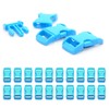'Set of 20 3/8 Paracord Bracelet PLASTIC BUCKLE/CLIP Closure (Click),