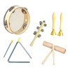 Laroal Wooden Percussion Instruments 5-Piece Set - Early Music Enlightenment