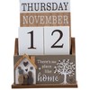 Wooden Perpetual Calendar Desktop Eternal Calendar Blocks - No Place