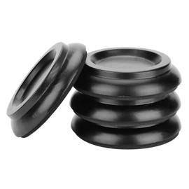 Piano Caster Set of 4, Alomejor EVA Anti-Slip Pads Piano Foot Cups 3 Colors Shock Absorbing Moisture Protection Floor Protection for Piano Accessories (Black)