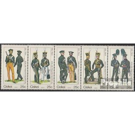 South Africa - Ciskei 65-69 five strips (complete.issue.) fine used/cancelled 1984 Uniforms (Stamps for collectors) Military/Knight