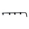 IBESTWOLF Pair Black Straight Bar Mud Flap Hanger Bracket Kit