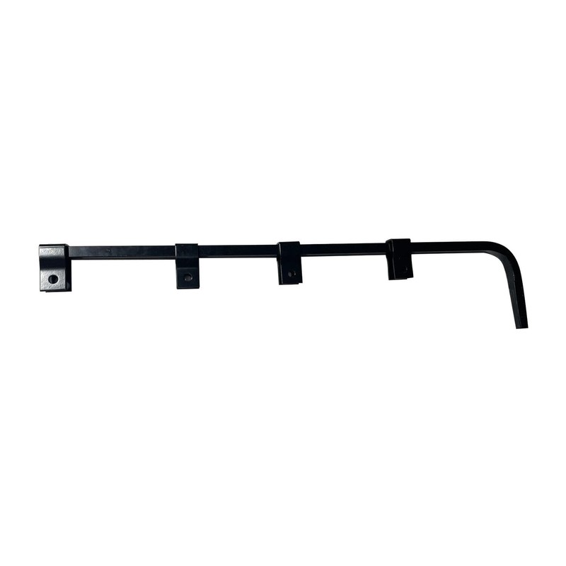 IBESTWOLF Pair Black Straight Bar Mud Flap Hanger Bracket Kit