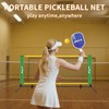 FITYCSW 6FT Small Mini Pickleball Net Set Portable Outdoor Driveway