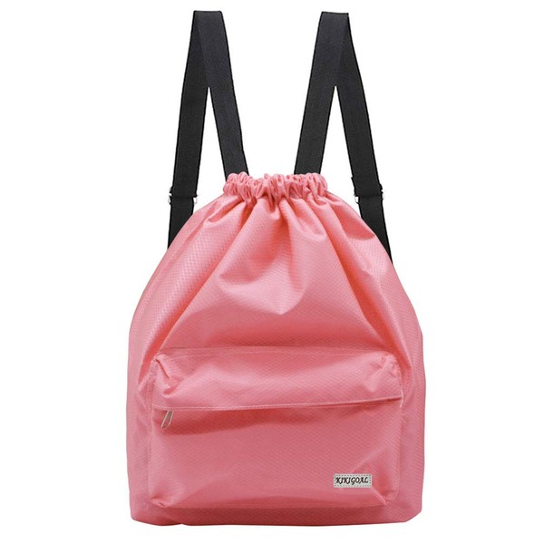 KIKIGOAL Dry Wet Separated Swimming Bag Portable Drawstring Backpack Waterproof Gym Sports Pool Beach Gear Bag