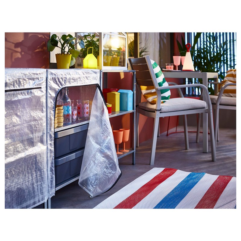 New HYLLIS Garden, Workplace Shelving Unit In/Outdoor Steel StorageBrand Ikea