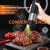 2Pack Electric Salt and Pepper Grinder Set USB Rechargeable with