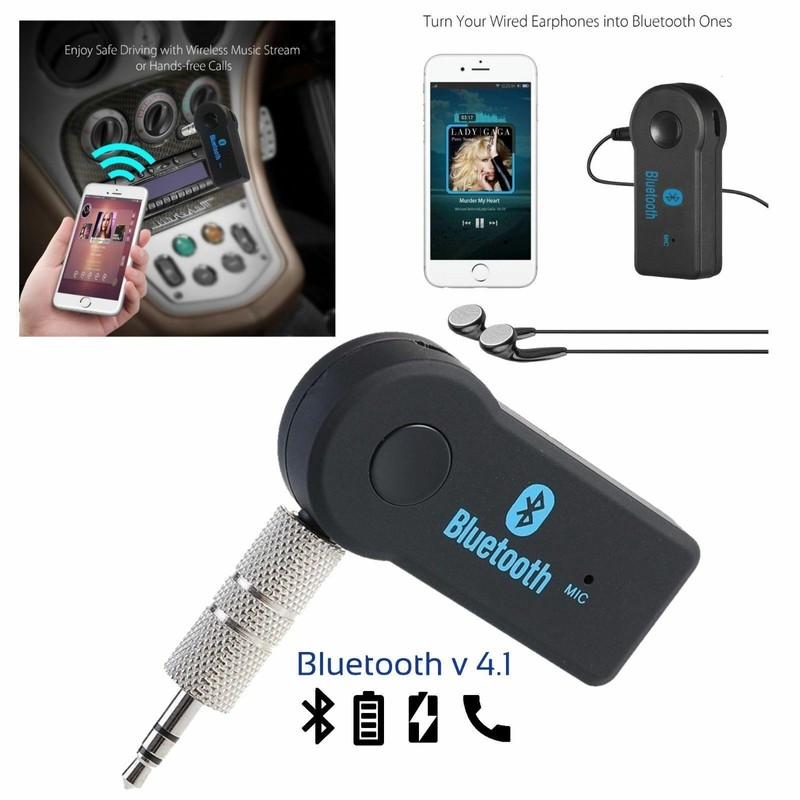 Unbranded/Generic Universal Bluetooth Transmitter Car Kit 3.5mm Streaming Car Receiver