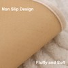 Aucrovee Solid Soft Couch Cover Washable, Non Slip Plush Sectional