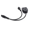 Power Plug Cable 30cm Y Shape IEC320 C6 Male to