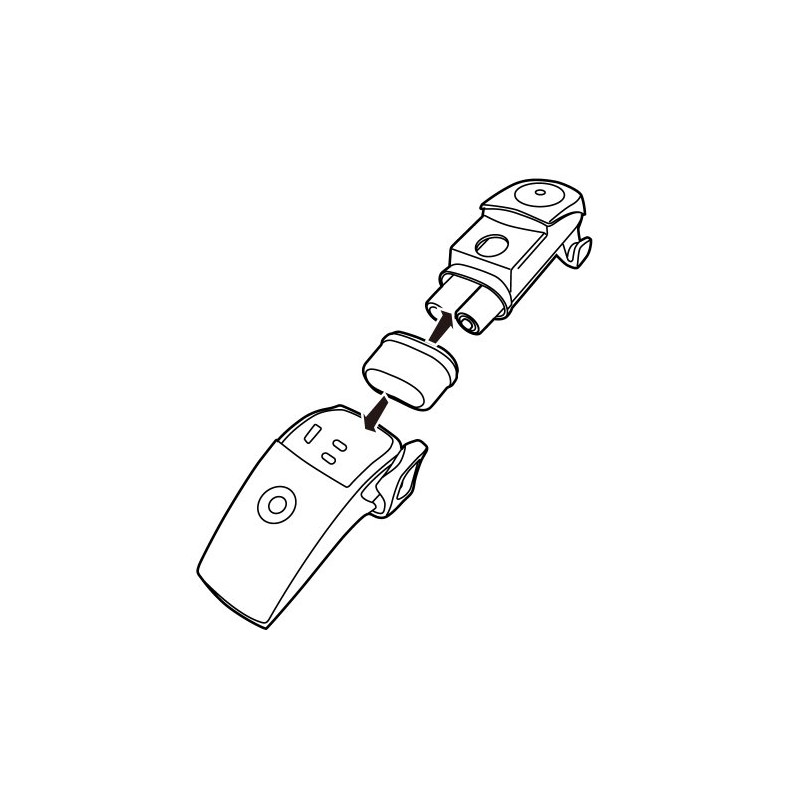 Knog Boomer Hi Power 1 LED Rear Light - Pink