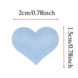 ONLYKXY 200Pcs Sponge Confetti Decor Flower Confetti Heart Shape Petals Confetti Table Wedding Decoration Glitter Confetti for Wedding Party Valentine's Day Scatter Ponge Petal Confetti (Blue)