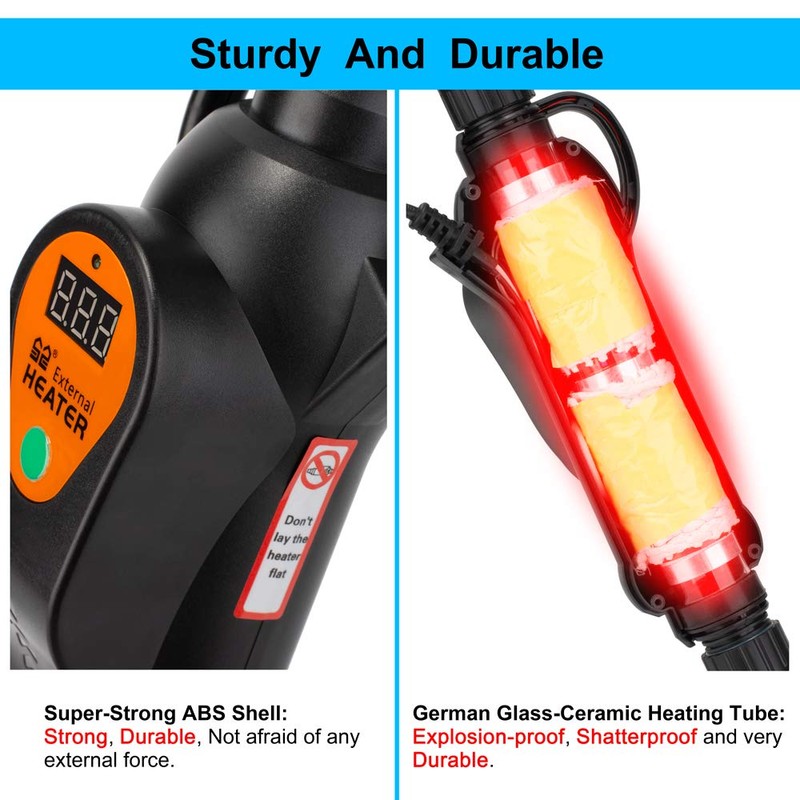 DaToo Aquarium External Heater in-Line Fish Tank External Heater 300W