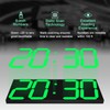 CHKOSDA Digital LED Wall Clock, Oversize Wall Clock with 6”