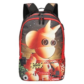 UNIKER Cool Graffiti Backpack for Teens,Travel Computer Bag for 15.6 Inch Laptop, Designer Daypack with USB and Earphone Port