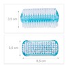Relaxdays Nail Brush Set of 8 Double-Sided Hand Brush with