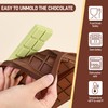 LIFVCNT 2 Pcs Chocolate Molds Silicone, Deep Chocolate Bar Mold,