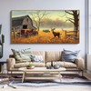 XLSJERST Deer Wall Art for Living Room Canvas Prints Decor