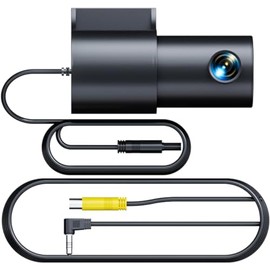 GKU D600 Rear Camera, 1080P Full HD, 360° Rotatable, 140° Wide-Angle, Night Vision, Easy Installation, Durable Design, Compatible with GKU D600 Dash Cam, Enhanced Rear View, Seamless Integration