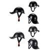 Retro Motorcycle Half Helmet with Adjustable Nylon Chin Strap Scoop