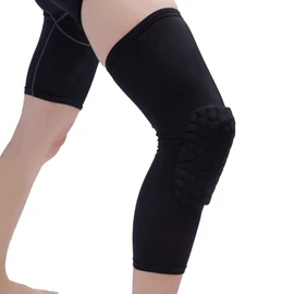 Keenso - Rodillera de 2 Piezas, Rodillera de Compresión, Rodillera para Baloncesto (Black)