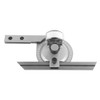 Protractor with Adjustable Rail 0-360°, Universal Protractor with Adjustable Leg,