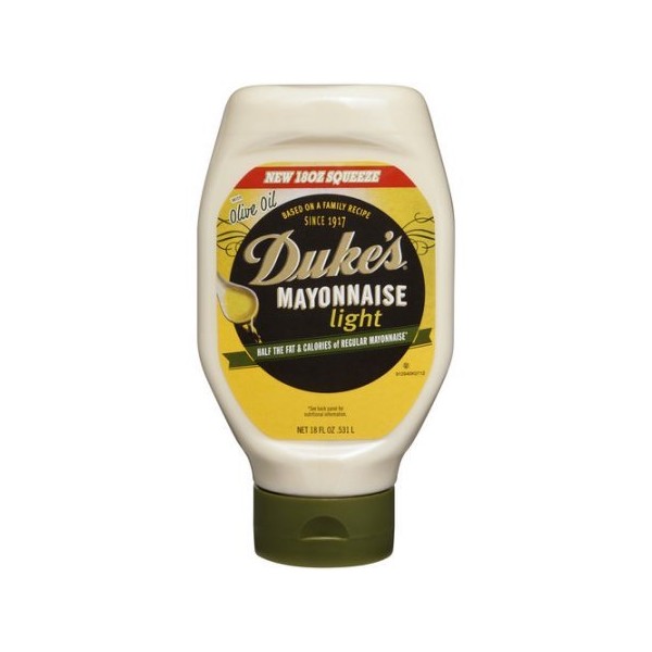Duke's Light Olive Oil Mayonnaise Squeeze, 18 oz