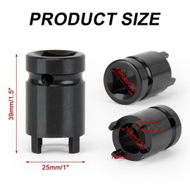 PSLER Lock Nut Removal Tool for Light Bee X/S, 4-Pin Spanner Socket Tool Nut Removal Part for Light Bee X Light Bee S Segway X260/X160 Electric Dirt Bike