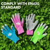 Vgo... 6 Pairs Children's Gardening Gloves, Children's Yard Work Gloves
