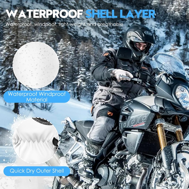 Bruvoalon Y322 Winter Gloves for Men & Women, -10℉ Touchscreen