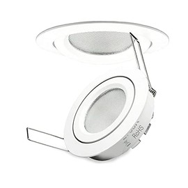 Isoled Warm White Round LED Recessed Downlight, White, 8 W, 72 Ceiling Light Spotlight