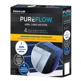 PureFlow Filtro de aire de cabina HEPA PC5530HX | Compatible con 2000-06 Mitsubishi Outlander, Outlander Sport, 2008-17 Mitsubishi Lancer