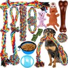 XLMYS Dog Toys for Aggressive Chewers 13 Pack，Indestructible Tug of