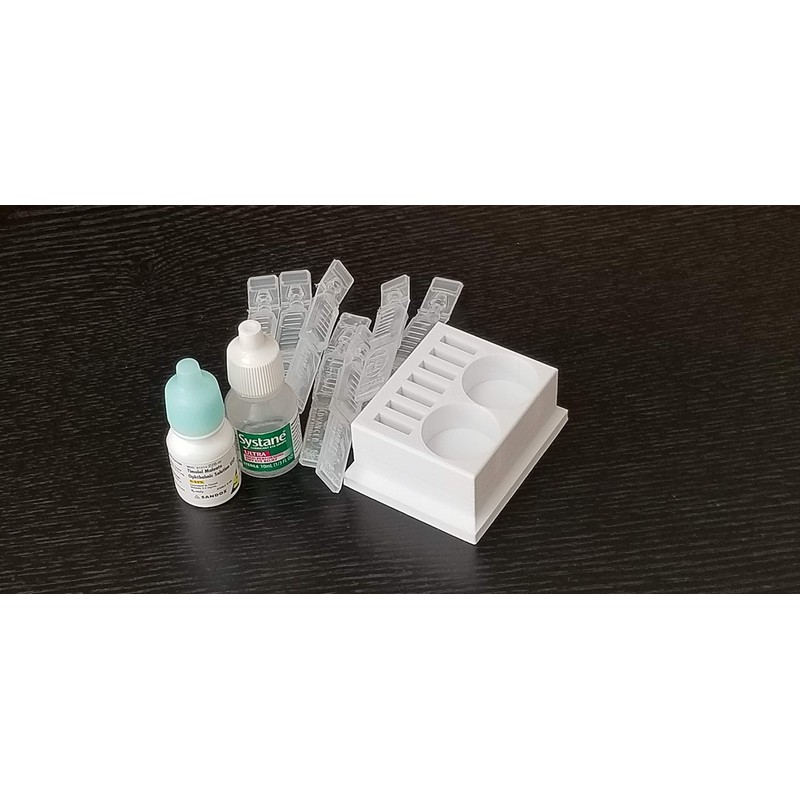 Znet3D Eye Drop Vials & Bottles Holder & Storage -