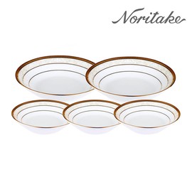 Noritake 4335 Hampshire Gold Cup 5P Set / 노리다케 4335 햄프셔골드 찬기 5P 세트
