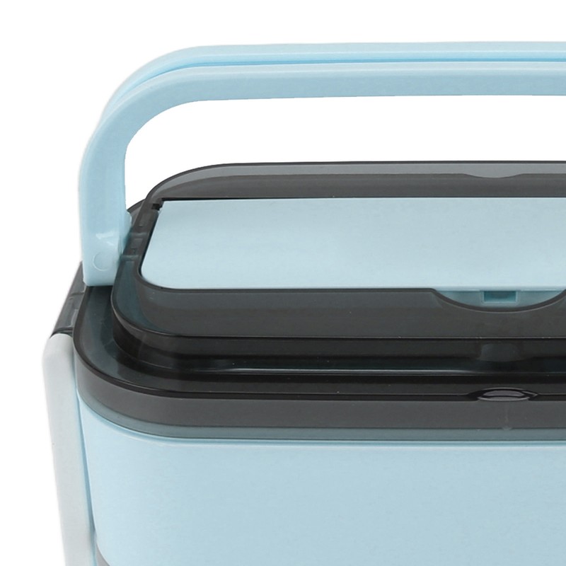 Lunch Box Double Layer Microwave Safe Leakage Proof Stainless Steel