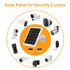 6W Solar Panel for Security Camera, Compatible withArlo Essential 2K