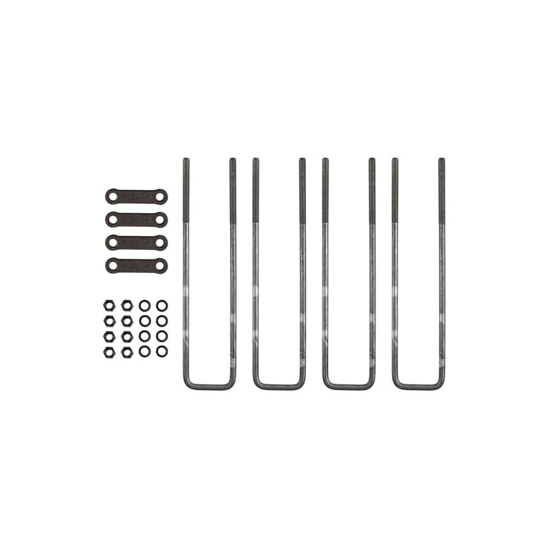Buyers Products UB623516 16 Inch Square Bend U-Bolt Kit, 4