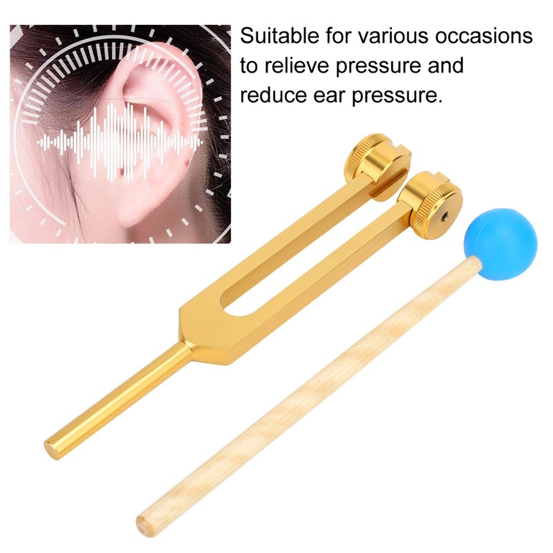 272.2HZ Aluminum Alloy Tuning Fork with Hammer Diagnostic Therapy Health