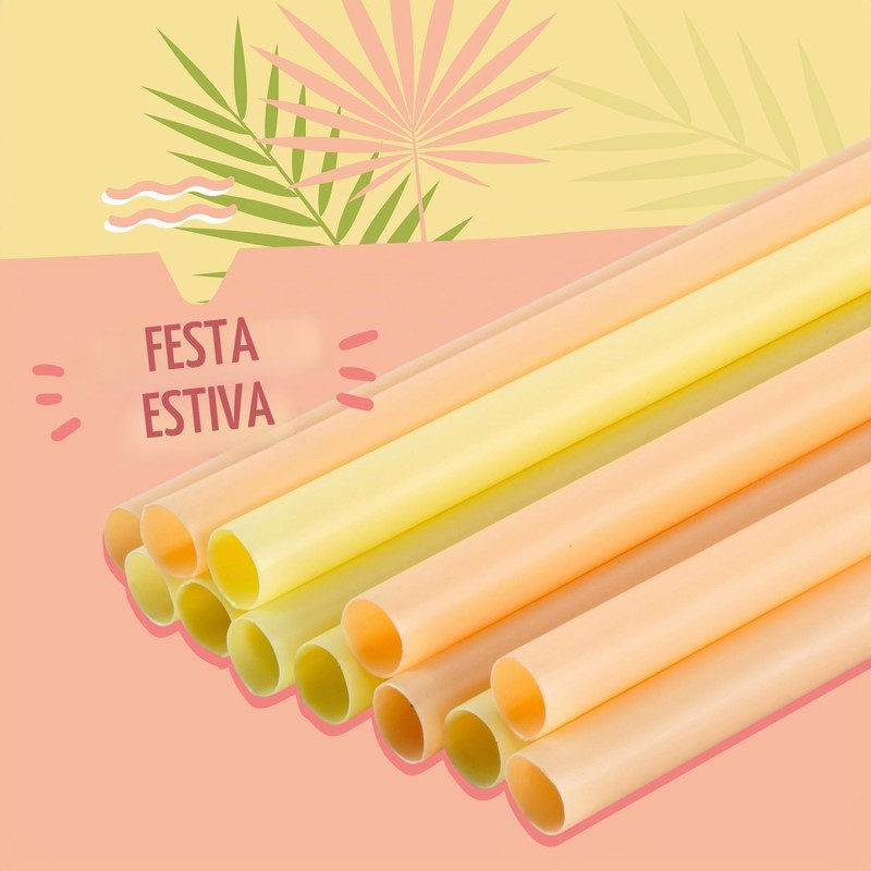 Fackelmann Cannucce Riutilizzabili Linea Summer Party da 12 pz, ideali