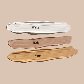 SZDYM 2PCS Eyeshadow Primer,Makeup Primer for Face,Potion,Vegan,Cruelty-Free,Long Lasting Cream Liquid Eye-shadow for All Shadows,Great for Oily Lids Primer (White+Nude+Warm)