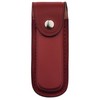 Herbertz Messer Etui - braunes Leder - eingeschnittene Gürtelschlaufe -