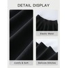 Hvididan Black Skirt for Girls,Size 13-14 Uniform Pleated Skater Skirts