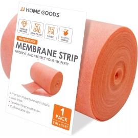 JJ Home Goods Waterproofing Membrane [4Mil - 5" x 33ft] - Polyethylene Waterproof Membrane, Sh