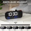 MOSUO Alarm Clock with Projection, Radio Alarm Clock with Temperature