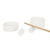 balvi Sushi Set Mushiki Colour White Soy Bowl with Chopstick