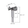 sourcing map Forstner Drill Bits 48mm, Tungsten Carbide Wood Hole