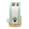 Toaster Toy Set Safe Durable Solidwood Round Edges Hand Eye