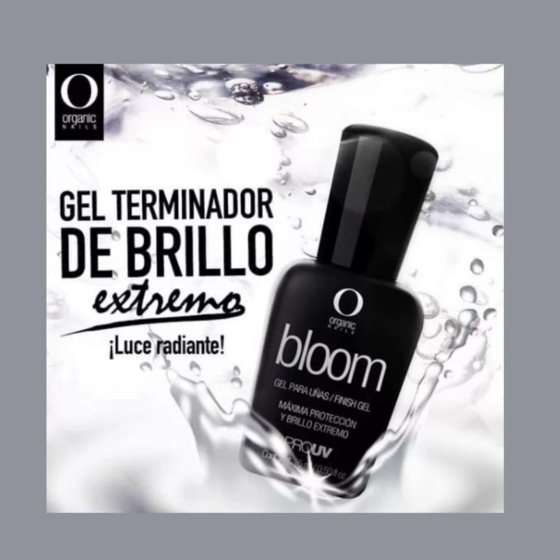 Organic Bloom Gel Finalizador Brillante Para Uñas 15ml Organic Nails