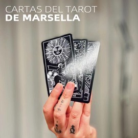 HOPEFEEL Tarot de Marsella, 78 Tarot Deck, mazo de Tarot Originales para Principiantes y Expertos